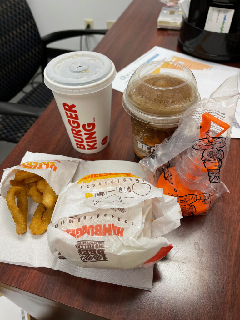 Burger King Lunch